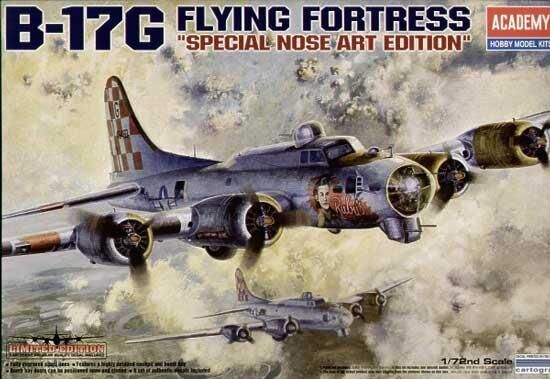 12414,Boeing B-17G Flying Fortess 1/72 Academy.