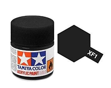 XF-1, Flat Black, 23ml., Tamiya.