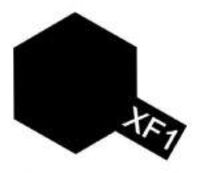 XF-1, Flat Black, 23ml., Tamiya.