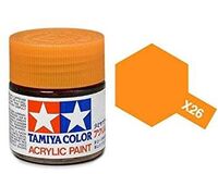 X-26, Clear Orange, 23ml., Tamiya.