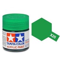 X-25, Clear Green, 23 ml., Tamiya.