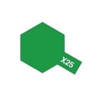X-25, Clear Green, 23 ml., Tamiya.