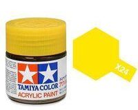 X-24, Clear Yellow,  23 ml., Tamiya.