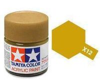 X-12, Gold Leaf,  23 ml., Tamiya.