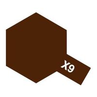 X-9, Brown,  23ml., Tamiya.