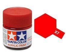 X-7, Red,  23 ml., Tamiya.