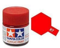 X-7, Red,  23 ml., Tamiya.