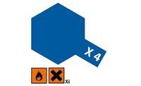 X-4, Blue, 23ml., Tamiya.