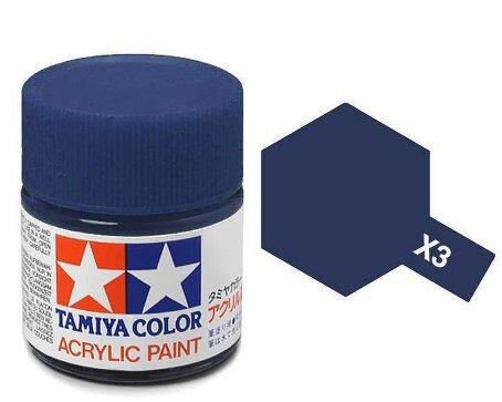 X-3, Royal Blue, 23ml., Tamiya.