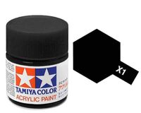 X-1,  Black, 23 ml., Tamiya.