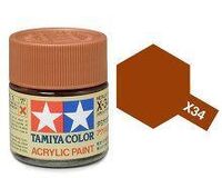 X-34, Metallic Brown, 23ml., Tamiya.