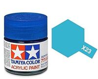 X-23, Clear Blue 23 ml., Tamiya.