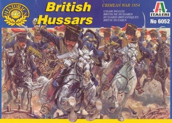6052, British Hussars Crimean War 1854, 1/72, Italeri.