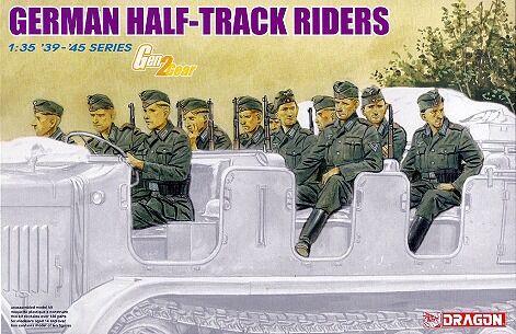 6671, German Half-Track Riders, 1/35, Dragon.