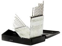 55511, 20 Piece Drill in Flat Metal Case 61-80, Excel. 