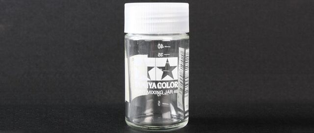 81042, Paint Mixing Jar, 45 ml., Tamiya.