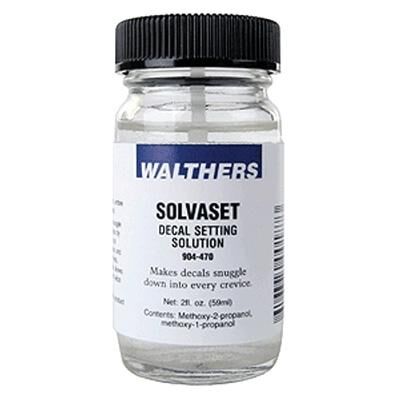 0187, Solvaset Decal Setting Solution, Walthers,