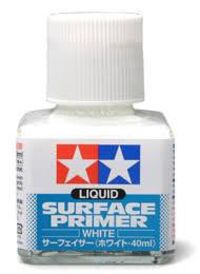 87096, Primer Surfacer Liquid White 40 ml., Tamiya