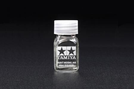 81043, Paint Mixing Jar Mini 10ml. (Square), Tamiya