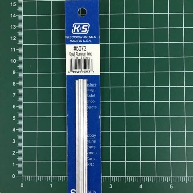 5073, Tubo de aluminio (3), 3 medidas, Ksmetals.
