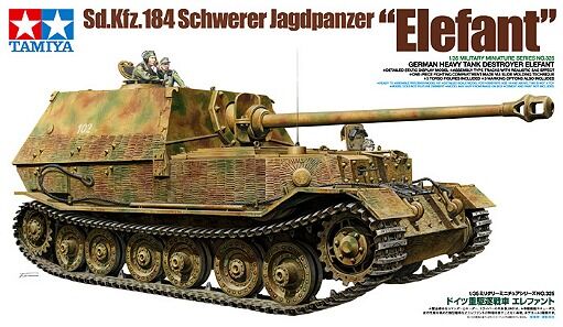 35325,  Sd.Kfz. Schwerer Jagdpanzer Elefant, 1/35,  Tamiya