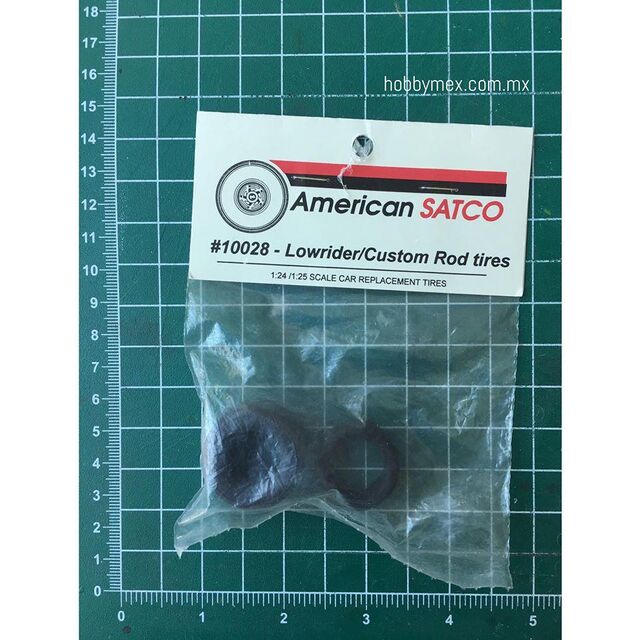 10028, Lowrider/Custom Rod tires,   1/24-1/25,  American Satco. 