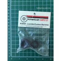 10028, Lowrider/Custom Rod tires,   1/24-1/25,  American Satco. 