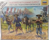 6415, Peasants with Ammo Supply, 1/72,  Zvezda.
