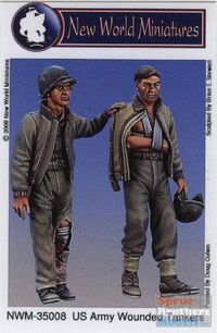 35008, U.S. Army Wounded Tankers, 1/35, New World Miniatures.