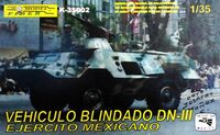 K35002, Vehiculo Blindado DN-III Ejercito Mexicano, 1/35, Fiber Model