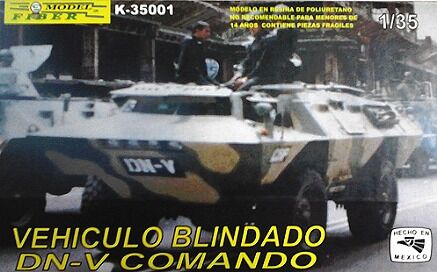 K-35001, Vehiculo Blindado DN-V Comando, 1/35, Fiber Model