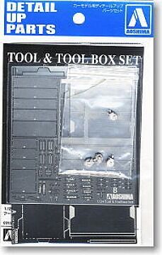 1554, Tool  and Tool Box Set, 1/24,  Aoshima.