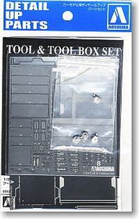 1554, Tool  and Tool Box Set, 1/24,  Aoshima.