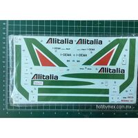3269,  Boeing 747 Alitalia, 1/144, Calcomanias Genericas. 9