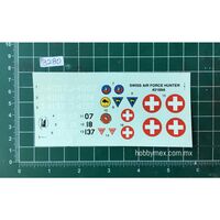 3280, Swiss Air Force Hunter 2169A,  1/144, Calcomanias Genericas.  9