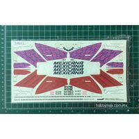 3282, Mexicana Boeing 727 Saltillo, 1/144, Calcomanias Genericas. 9
