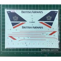 3284,  British Airways G-AWNP, 1/144,  Calcomanias Genericas. 9