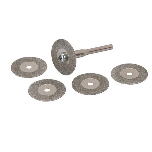 69657, Rotary Diamond Cutting Discs (5 Pieces), Warrior, 