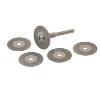 69657, Rotary Diamond Cutting Discs (5 Pieces), Warrior, 