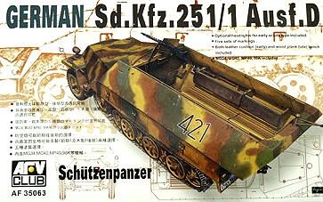 35063,SdKfz 251/1 Ausf. D Halftrack, 1/35, AFV Club.