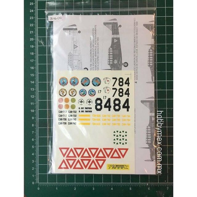 31600,  AT-6 Texan FAM, 1/48, Fiber Decals. 4