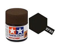 XF-85, Rubber Black, 10ml., Tamiya.