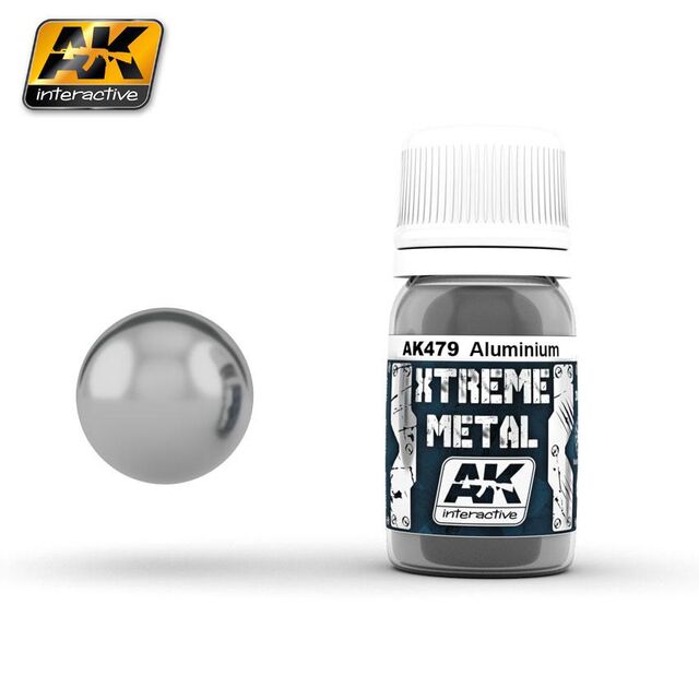 479, Aluminio  Xtreme Metal 30ml, Ak Interactive. 