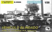 K-35006, Vehiculo blindado DN-V Torreta 90mm, 1/35, Fiber Model
